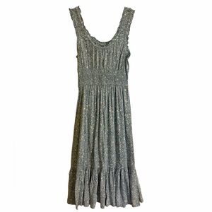 NWT Patrons of Peace Blue and White Paisley women’s summer Dress